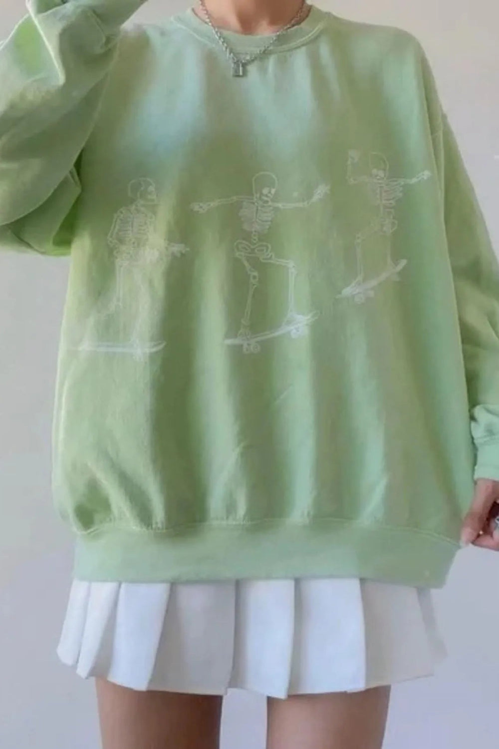 Skeleton Oversized Sweatshirt *Multiple Color Options*