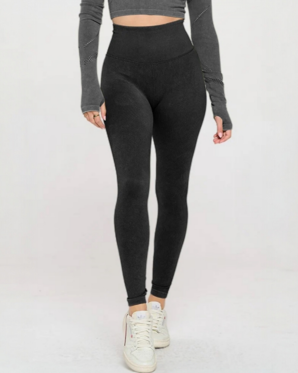 Seamless Premium Ribbed Activewear Leggings
