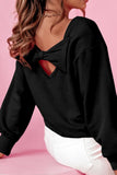 Bow Round Neck Sweatshirt *Multiple Color Options*