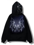 Rhinestone Bat Zip Up Hoodie *Multiple Color Options*
