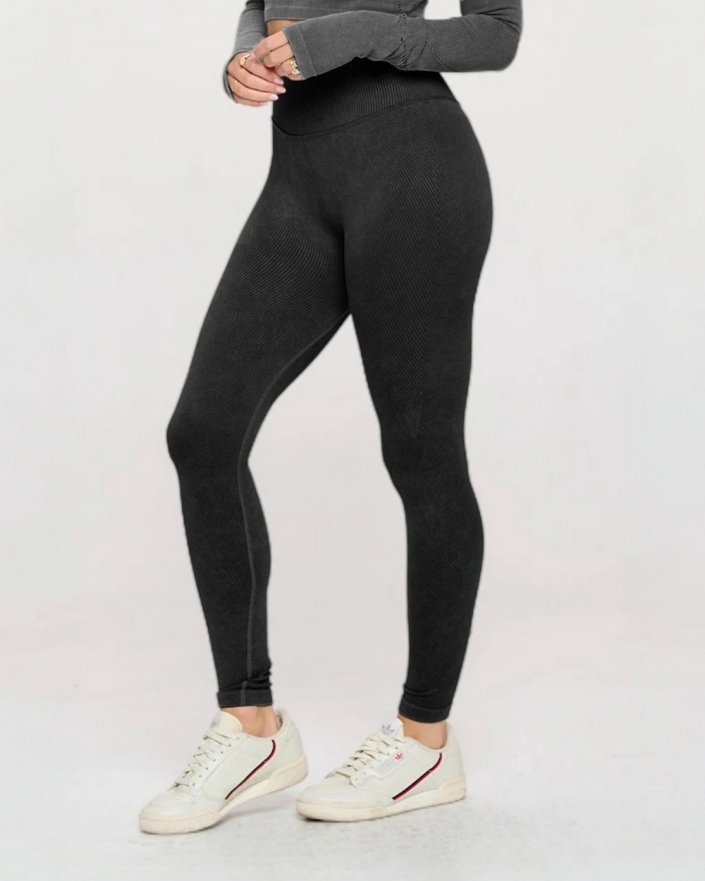 Seamless Premium Ribbed Activewear Leggings