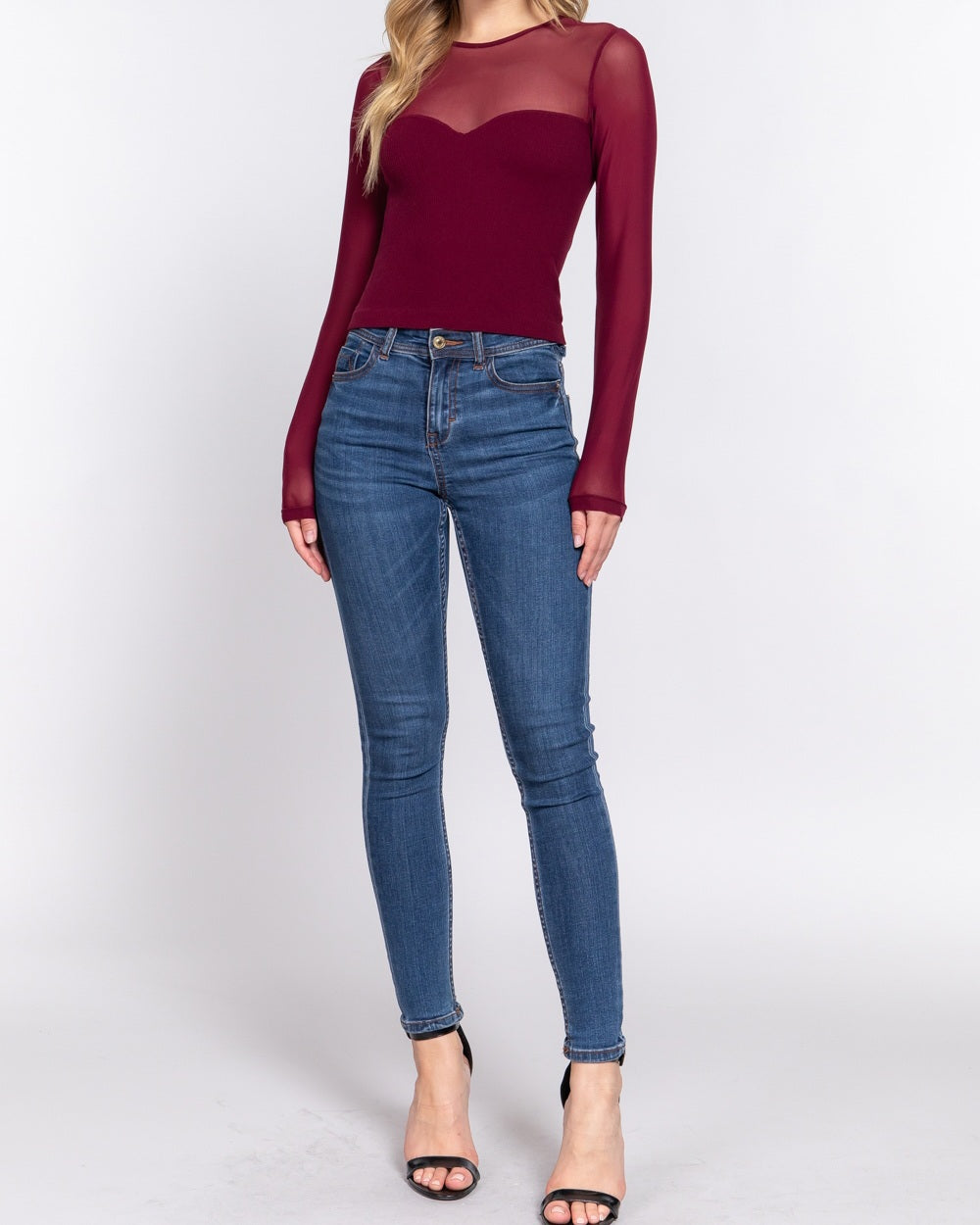 See Through You Long Sleeve Top