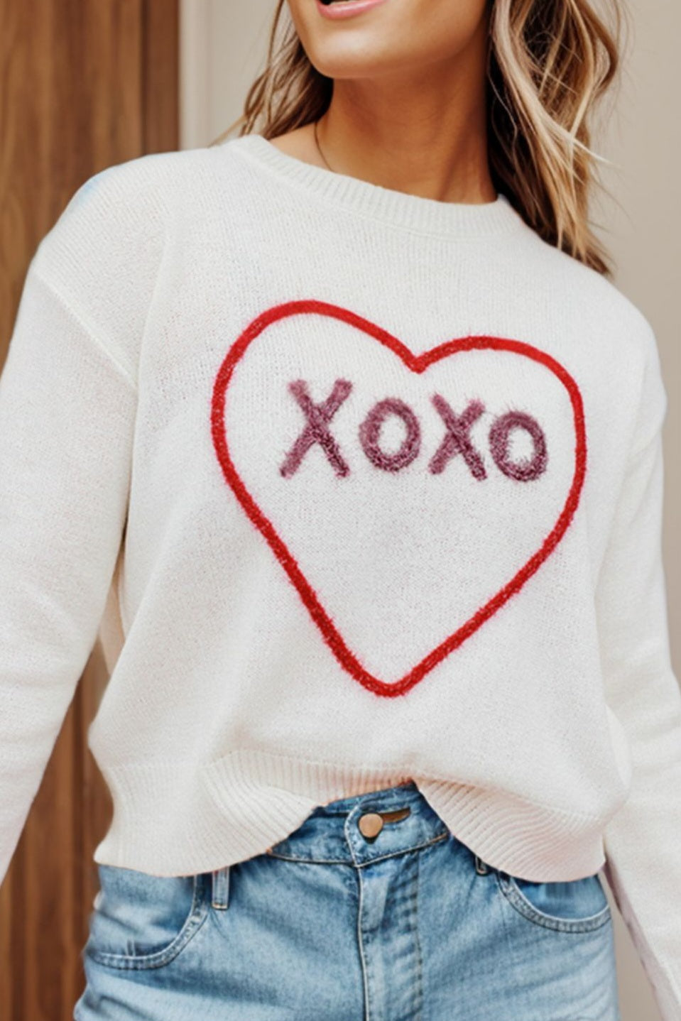 XOXO Round Neck Sweater *Multiple Color Options*