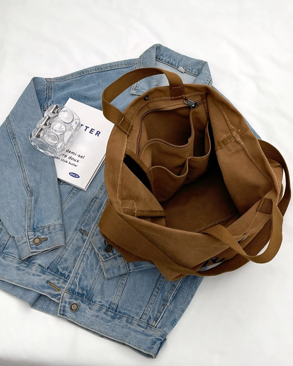 Minimalist Canvas Tote Bag