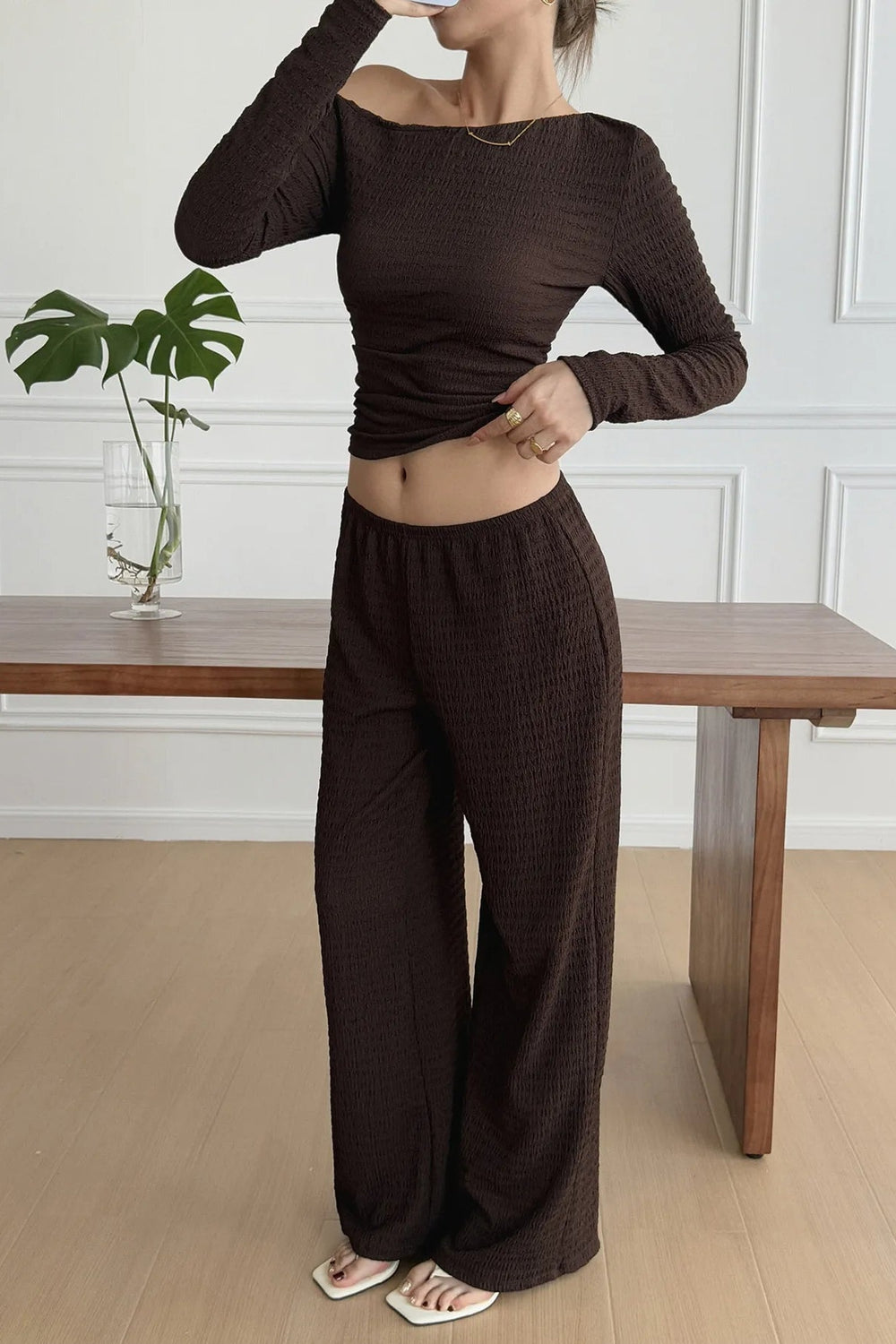 Long Sleeve Top and Pants Set *Multiple Color Options*