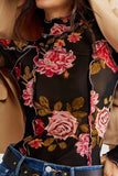 Floral Print Long Sleeve Top *Multiple Color Options*