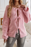 Tied Drop Shoulder Cardigan *Multiple Color Options*