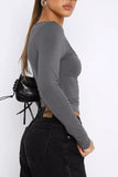 Sweetheart Neck Crop Tee *Multiple Color Options*