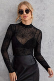 Spider Web Print Layering Top *Multiple Color Options*
