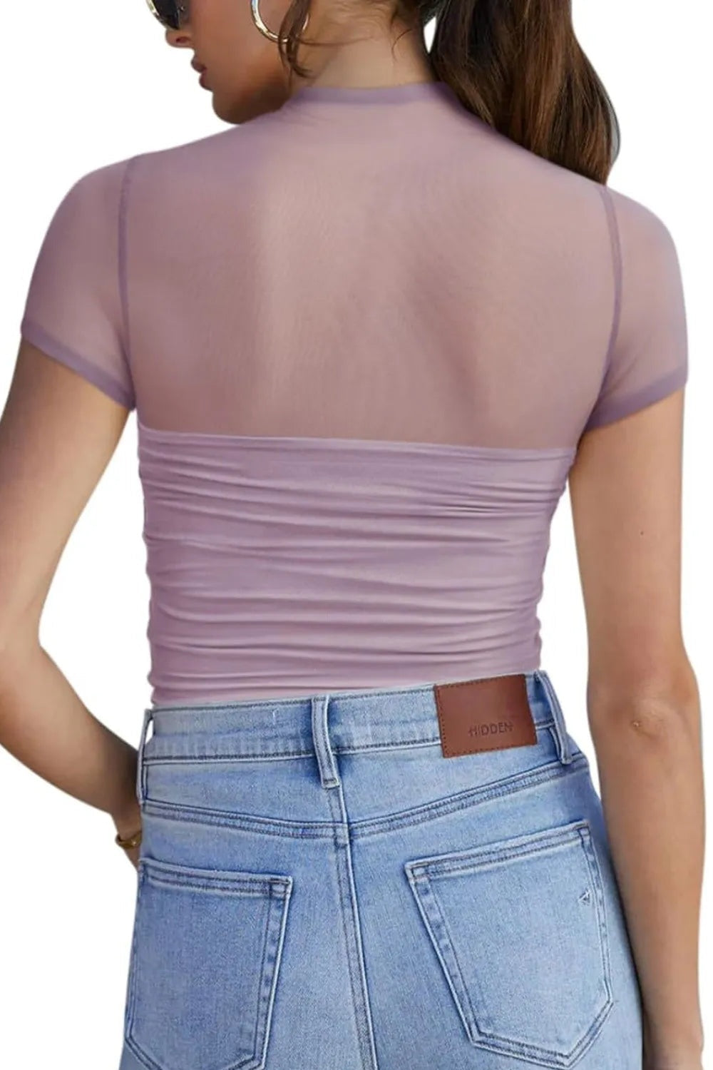 Mesh Short Sleeve Top *Multiple Color Options*