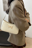 Bow Trim Shoulder Bag *Multiple Color Options*