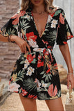 Printed Tie Waist Romper *Multiple Color Options*