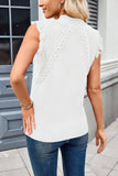 Fringe Mock Neck Sweater Vest *Multiple Color Options*