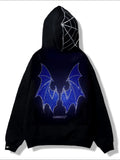 Rhinestone Bat Zip Up Hoodie *Multiple Color Options*
