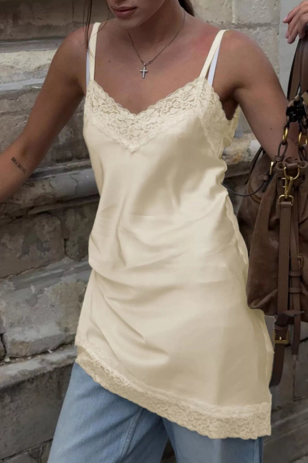Lace Detail V-Neck Cami *Multiple Color Options*