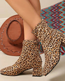 Block Heel Ankle Boots *Multiple Color Options*