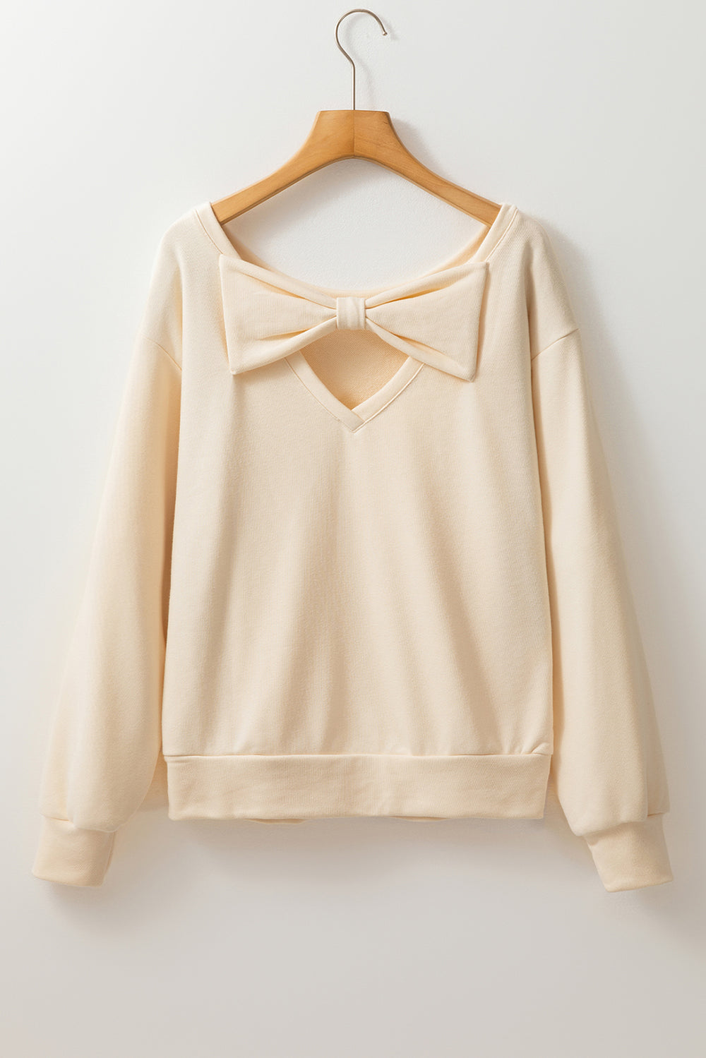 Bow Cutout Detail Sweater *Multiple Color Options*