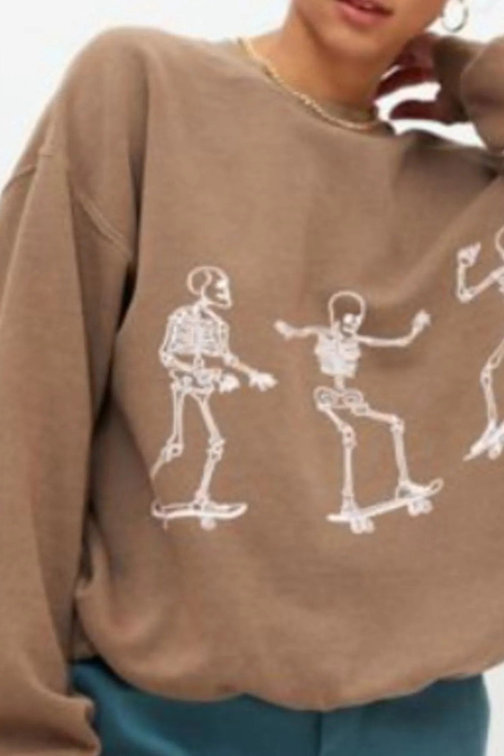 Skeleton Oversized Sweatshirt *Multiple Color Options*