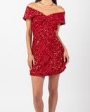 Meant For You Sequin Mini Dress