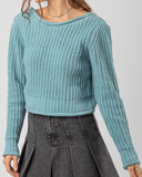 Lana Lace Up Sweater