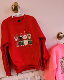 Meowy Christmas Children's Graphic Sweatshirt