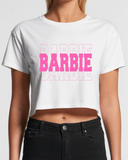 The Queen Of Pink Cropped Graphic Tee