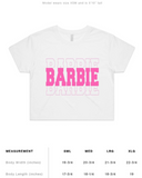 The Queen Of Pink Cropped Graphic Tee