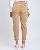 Corduroy High Rise Mom Fit Pants