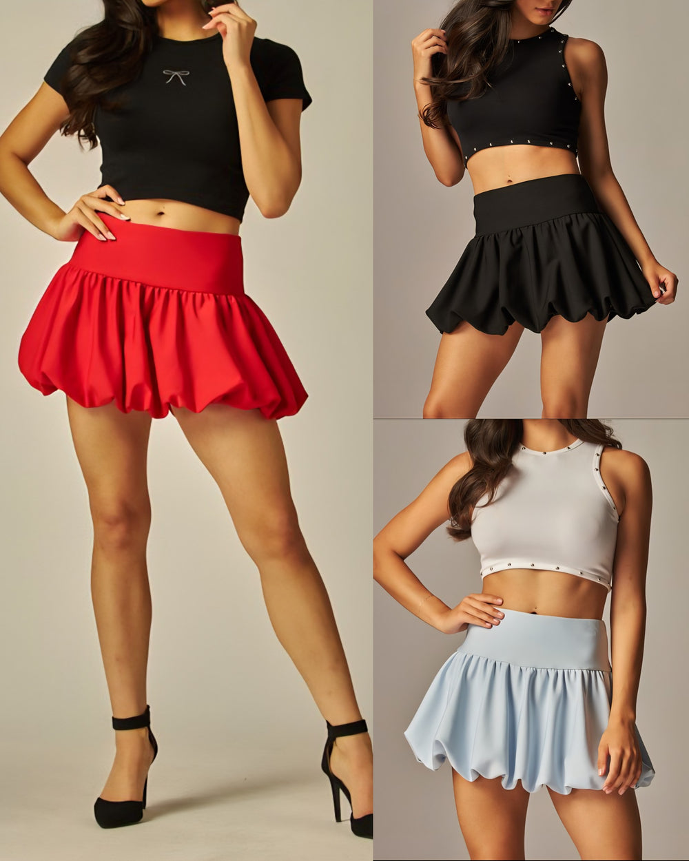 The Seraphine Bubble Skort