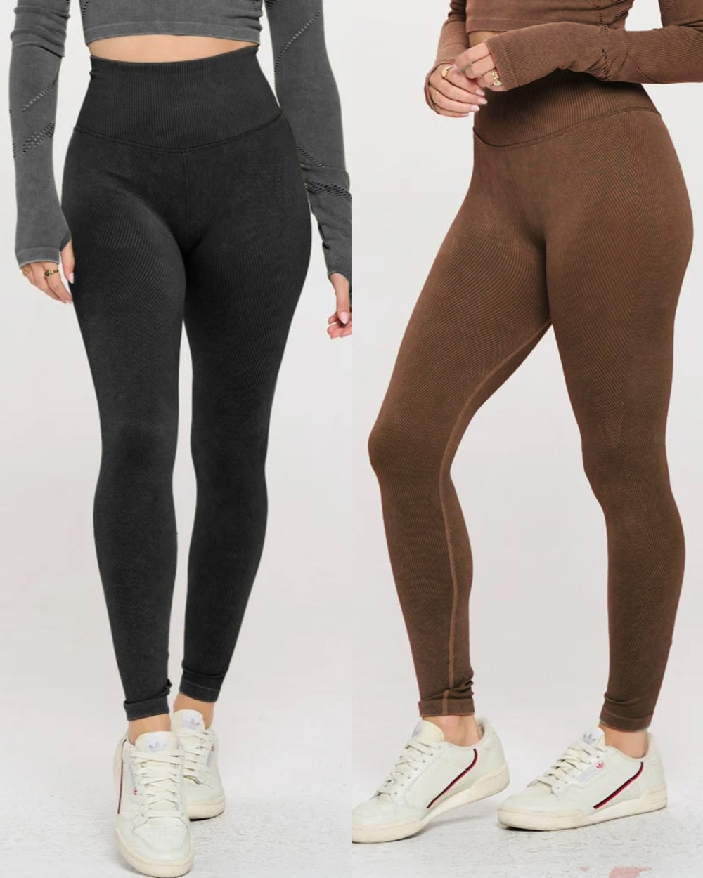 Seamless Premium Ribbed Activewear Leggings