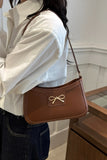 Bow Trim Shoulder Bag *Multiple Color Options*