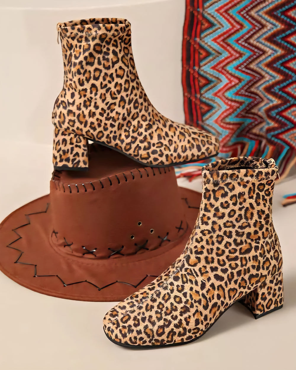 Block Heel Ankle Boots *Multiple Color Options*