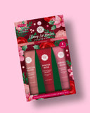 Mistletoe & Rose Glowy Lip Balm Trio