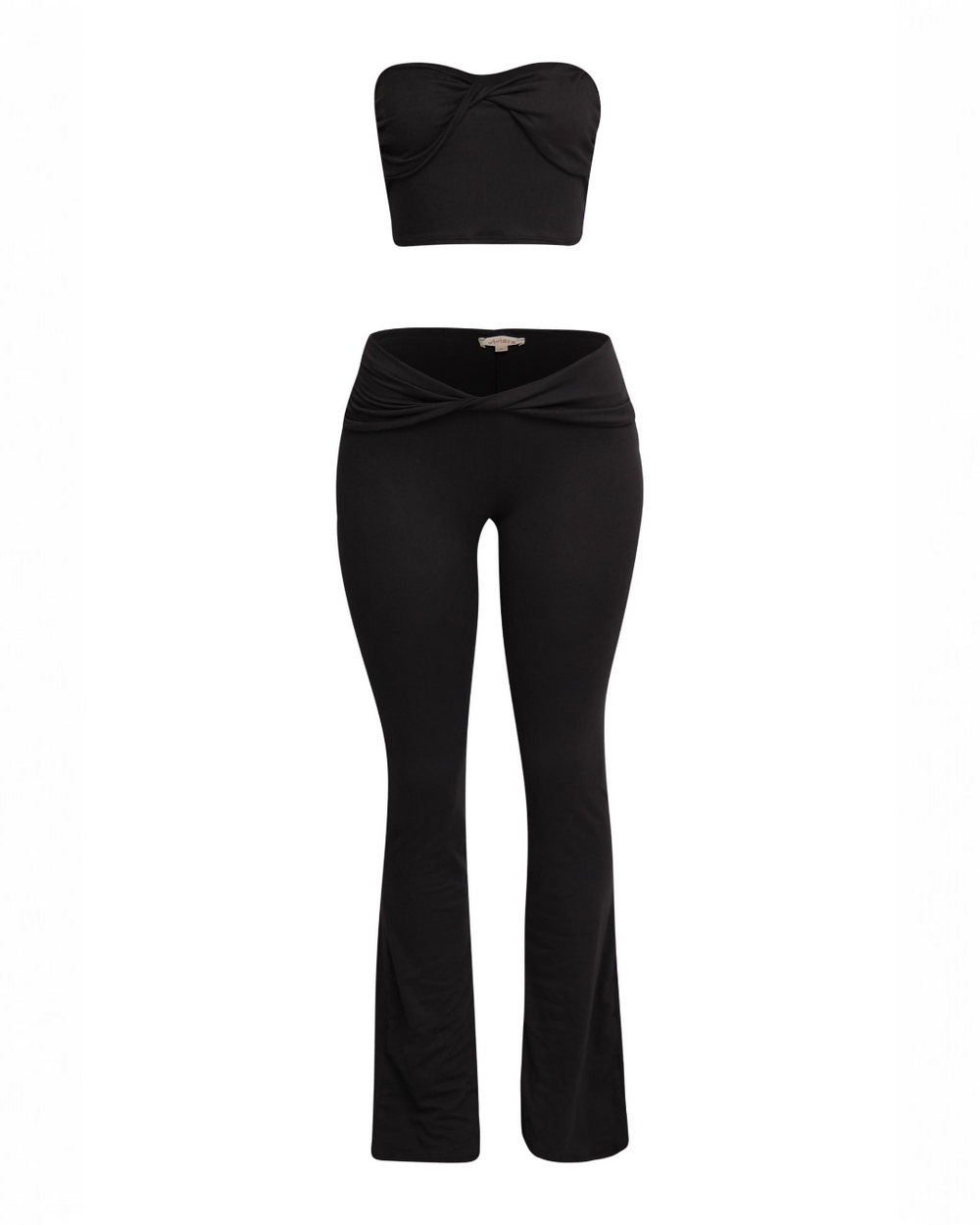 Dark Mode Tube Top and Pant Set