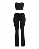 Dark Mode Tube Top and Pant Set