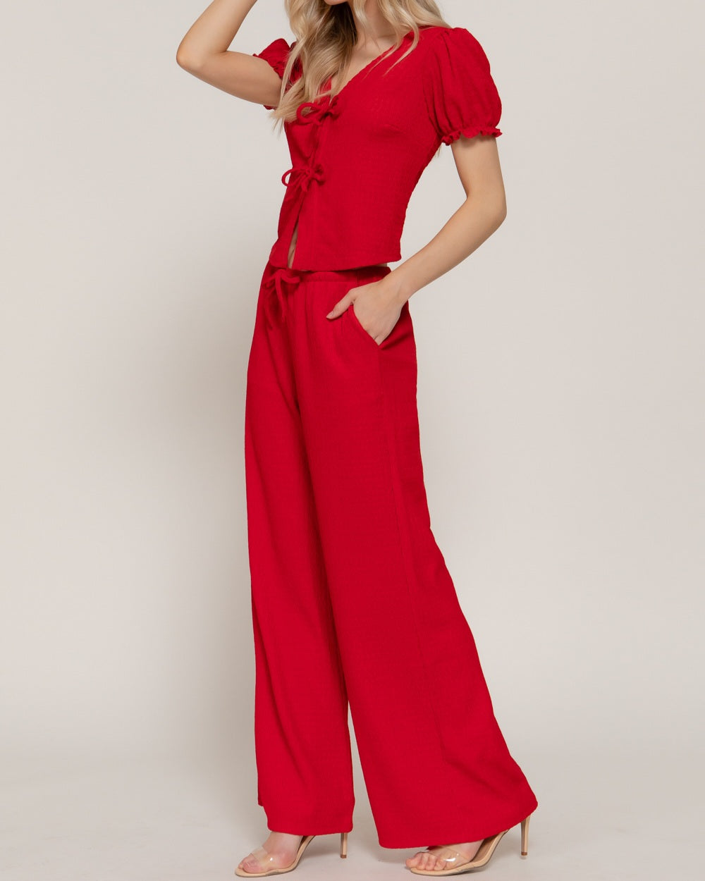 Lilly Tie Top and Pant Set