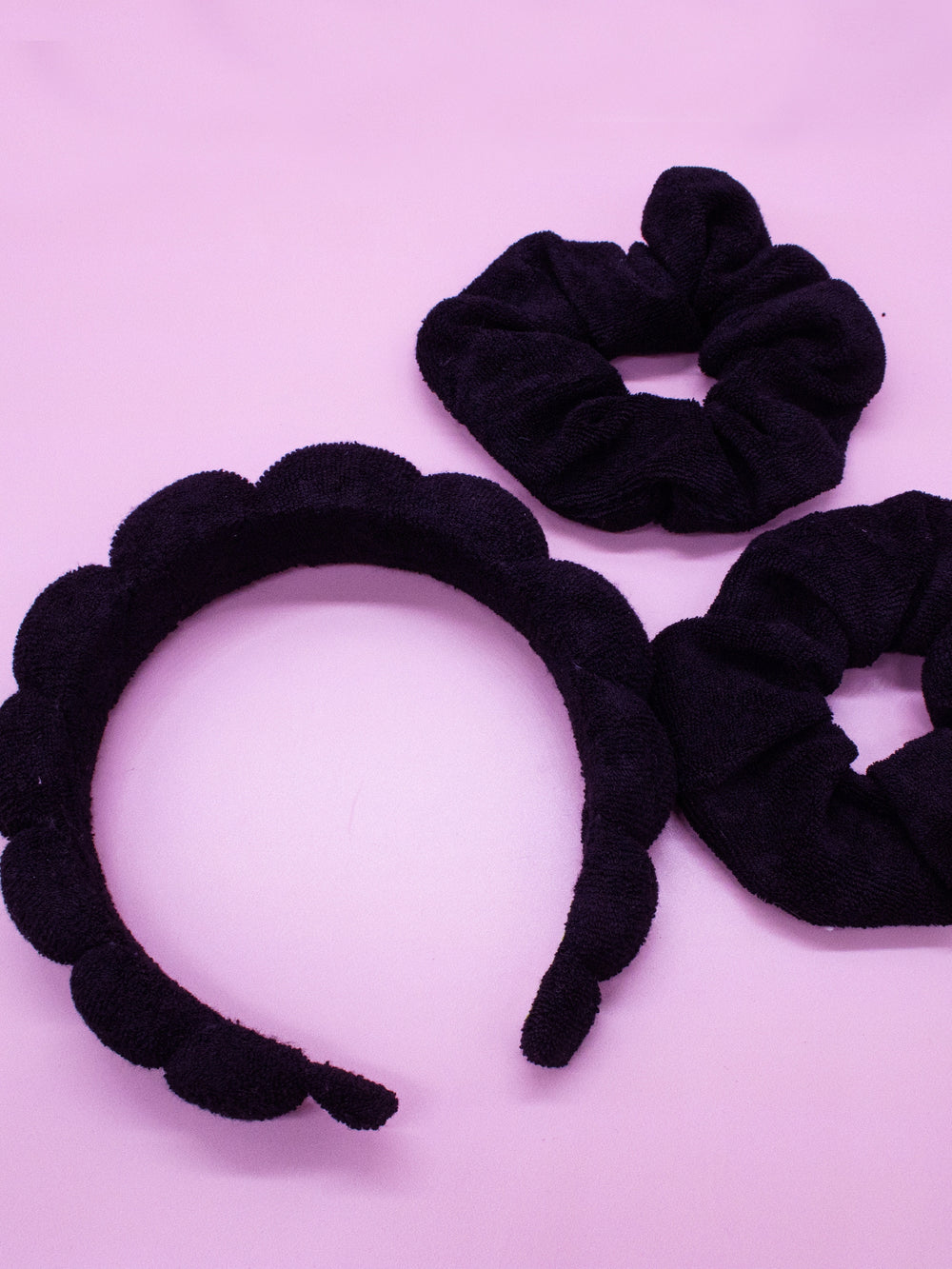 Spa Headband And Scrunchies