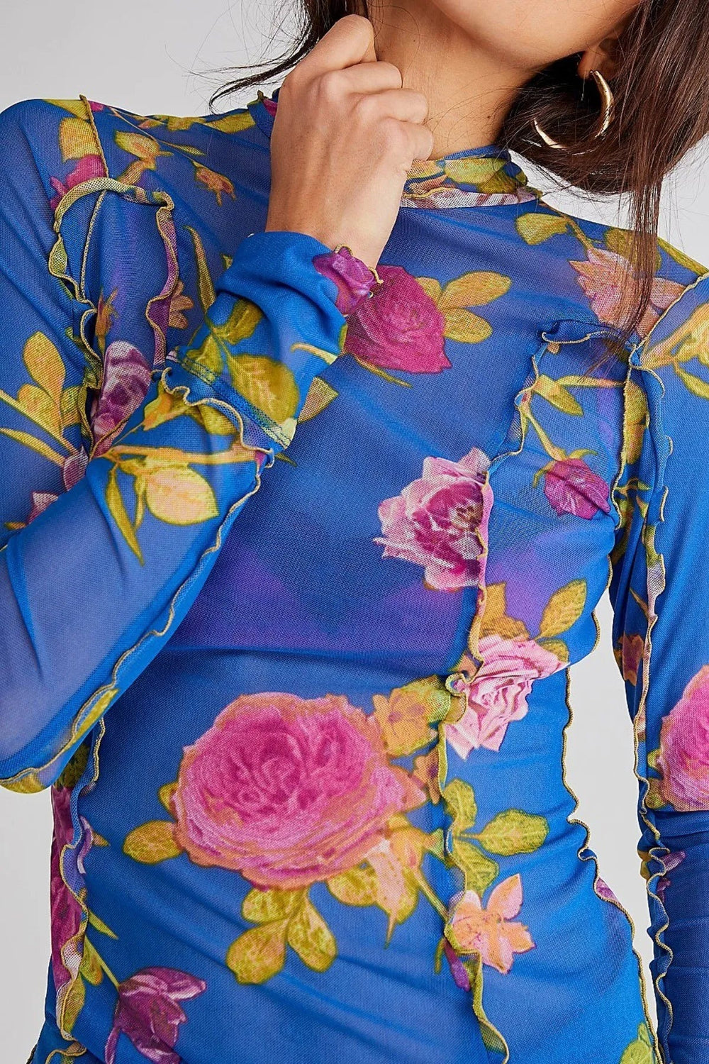 Floral Print Long Sleeve Top *Multiple Color Options*