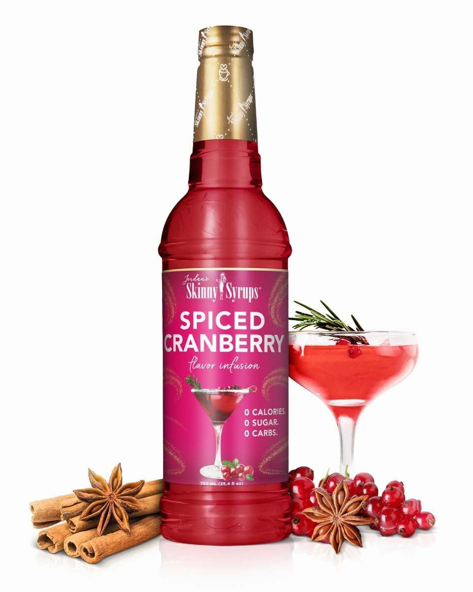 Spiced Cranberry Flavor Infusion Skinny Syrup