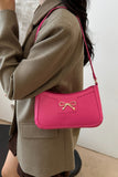 Bow Trim Shoulder Bag *Multiple Color Options*