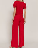 Lilly Tie Top and Pant Set