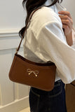 Bow Trim Shoulder Bag *Multiple Color Options*