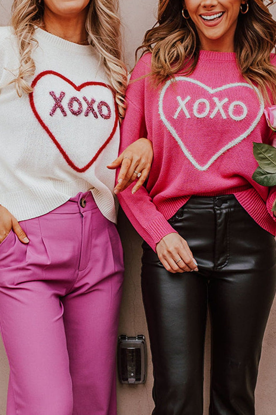 XOXO Round Neck Sweater *Multiple Color Options*