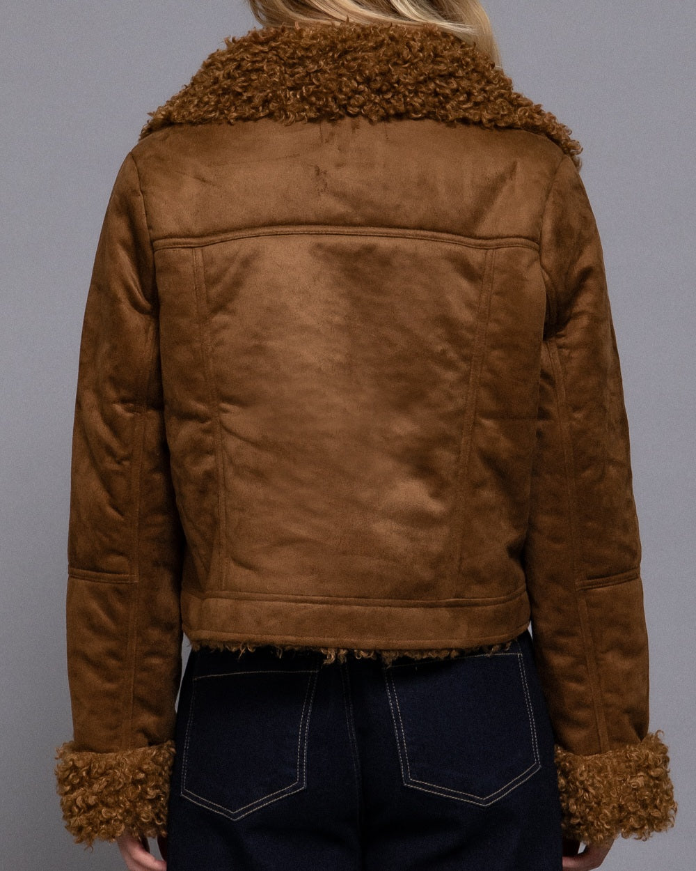 Penny Lane Faux Suede Jacket