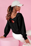 Bow Cutout Detail Sweater *Multiple Color Options*