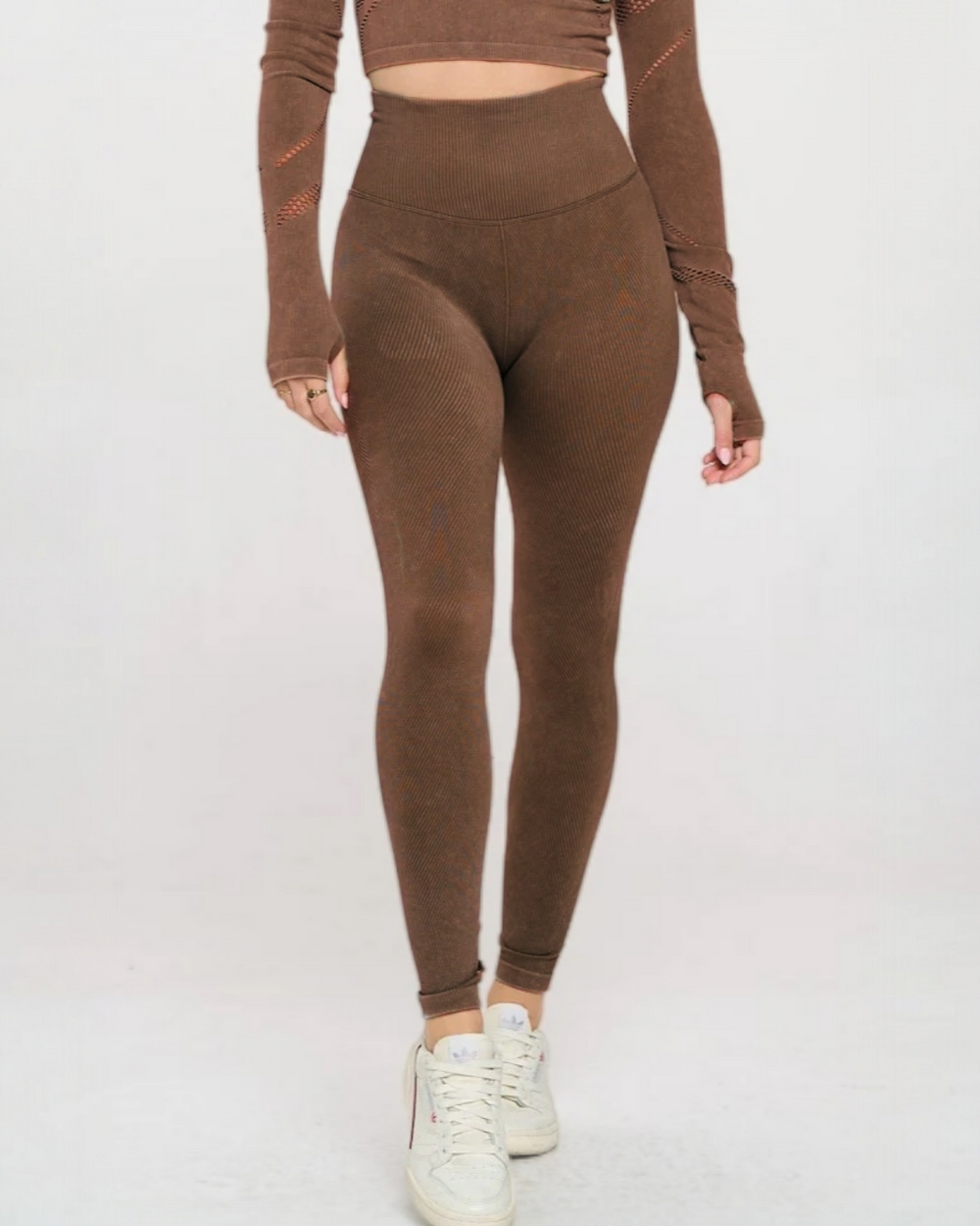 Seamless Premium Ribbed Activewear Leggings