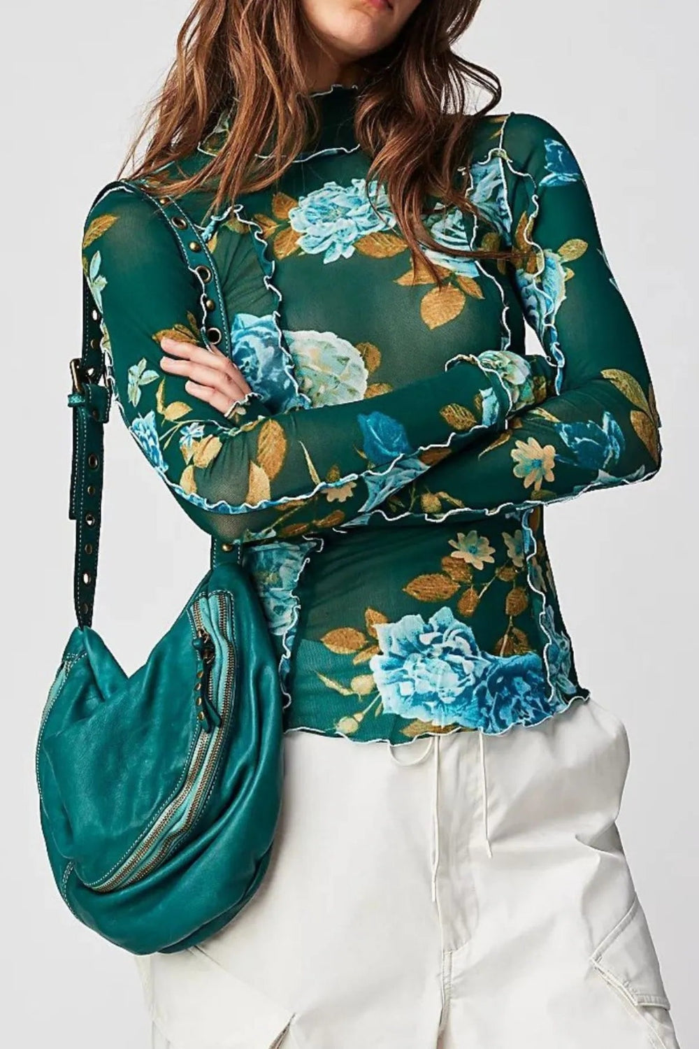 Floral Print Long Sleeve Top *Multiple Color Options*