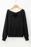 Bow Cutout Detail Sweater *Multiple Color Options*