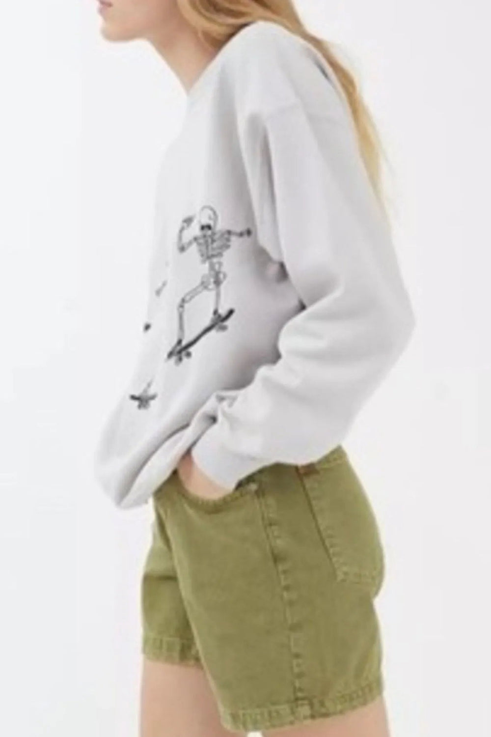 Skeleton Oversized Sweatshirt *Multiple Color Options*