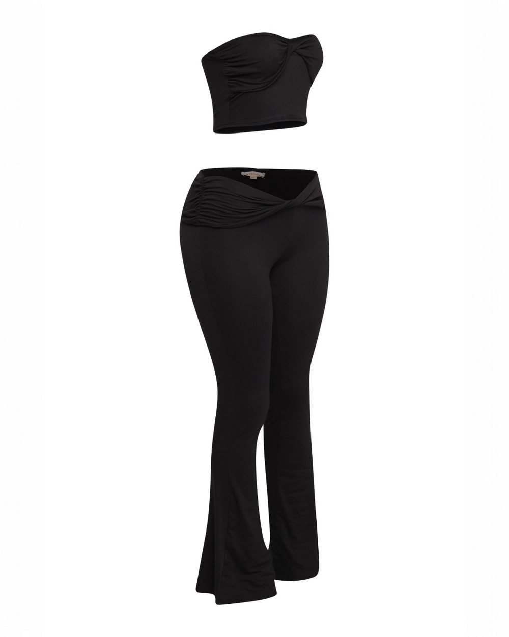 Dark Mode Tube Top and Pant Set
